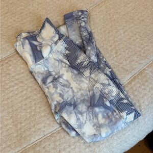 Blue and White Aerie Athletic leggings